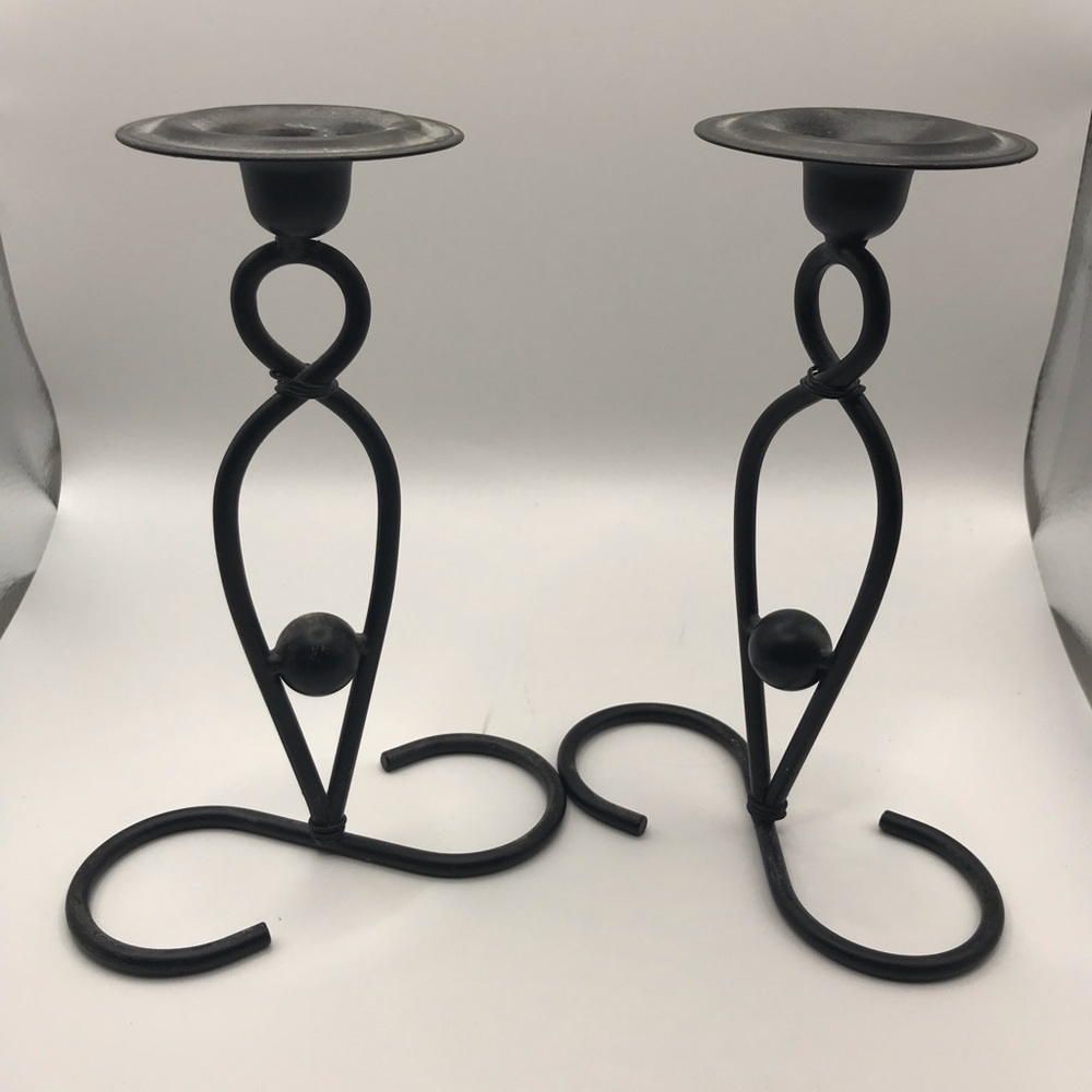 Metal Candlesticks - Picture 1 of 9